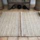 pair of jute rugs bedside rugs small jute area rugs neutral