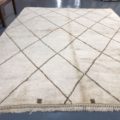 400x300cm Beni Ouarain Large Area Rug Brown geometric