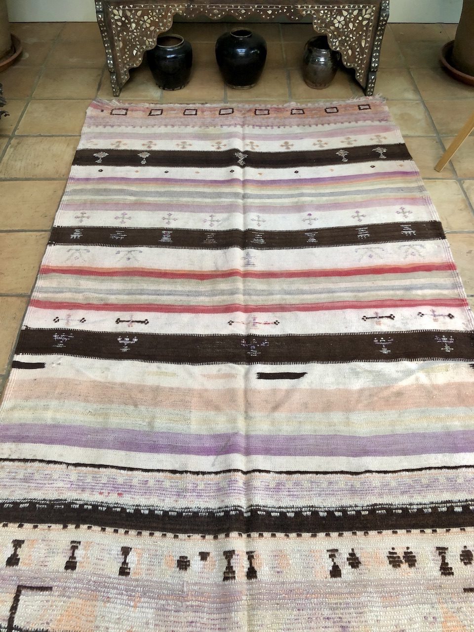 Runner Kilim, Turkish Kilim, Vintage Kilim, Antique Kilim, 28x84 inches Pink outlet Kilim, Bohemian Kilim, Corridor Kilim, 6223