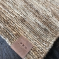 thin braided jute rug