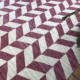 Pink Contemporary Herringbone Kilim Rug 245x325cm