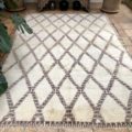 beni ouarain handwoven vintage Berber rug