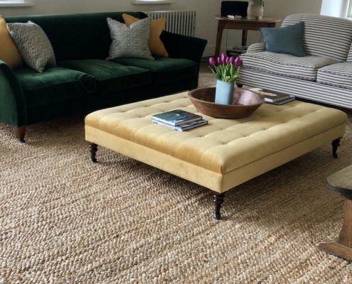 bespoke jute rugs in large sizes