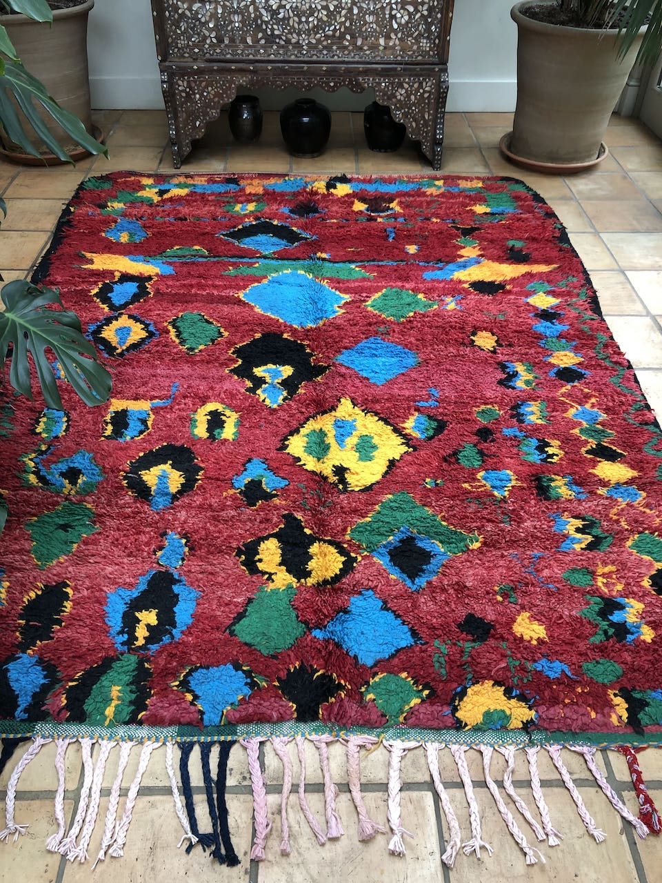 Abstract Moroccan Handmade Rug,Multicolor Carpet,Berber Bajaad Rug,Handmade Style hotsell Rug,Symbolic Rug,Azilal Wool Rug,Boucharouite rug,Boho Rug